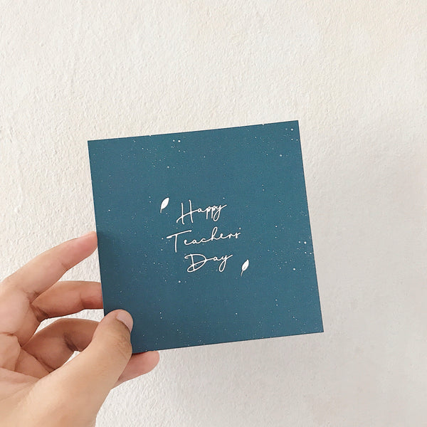 Teachers' Day Card : A