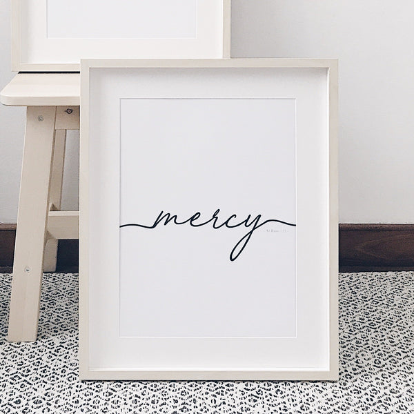 Prints : The Word Series (Mercy)