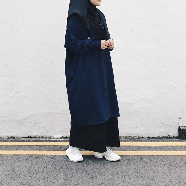 Oversized Tunic : Navy
