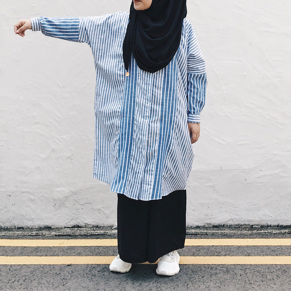 Oversized Tunic : Stripes