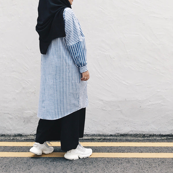 Oversized Tunic : Stripes