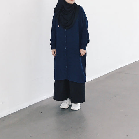 Oversized Tunic : Navy