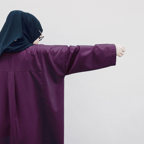 Stipple Kaftan : Burgundy