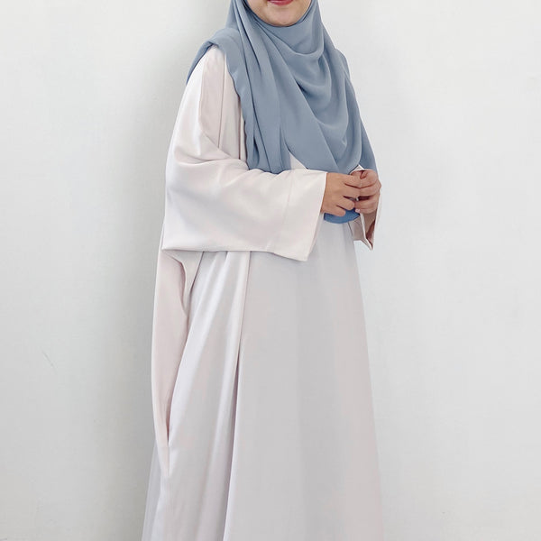 Premium Chiffon : Greyish Blue