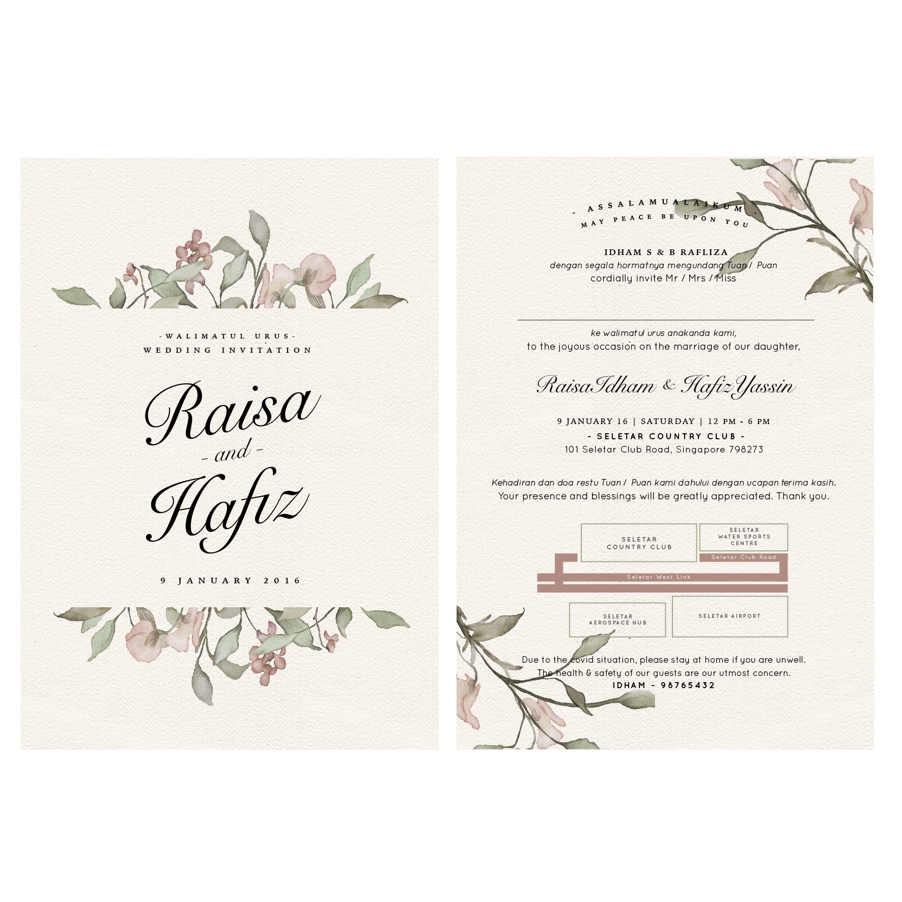 Invitation Card : Garden B