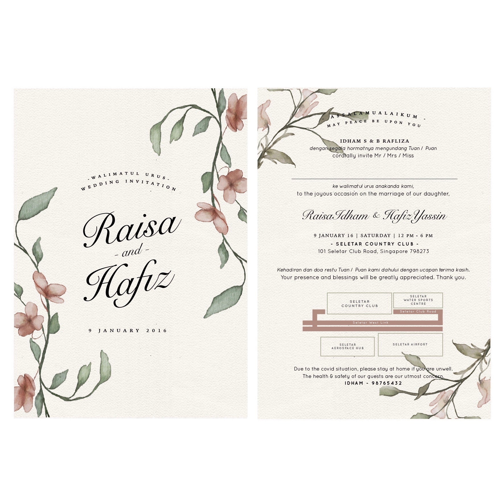 Invitation Card : Garden D