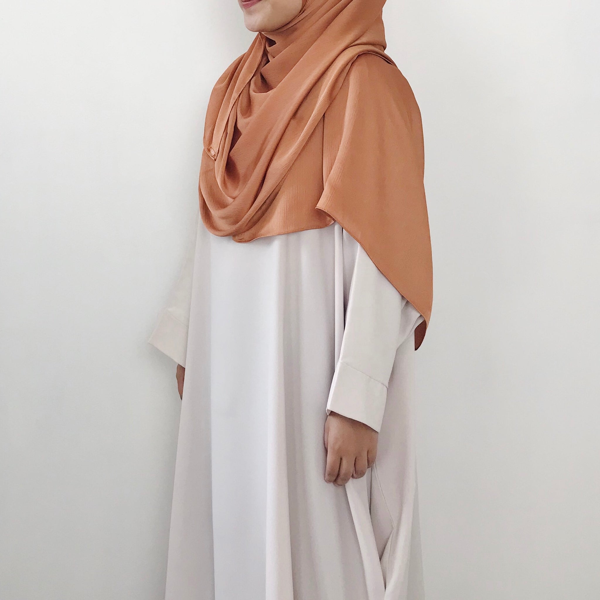 Textured Satin : Ginger