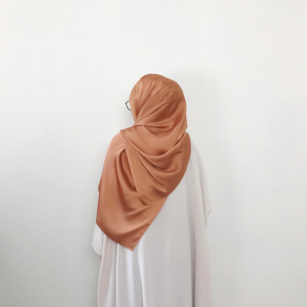 Textured Satin : Ginger