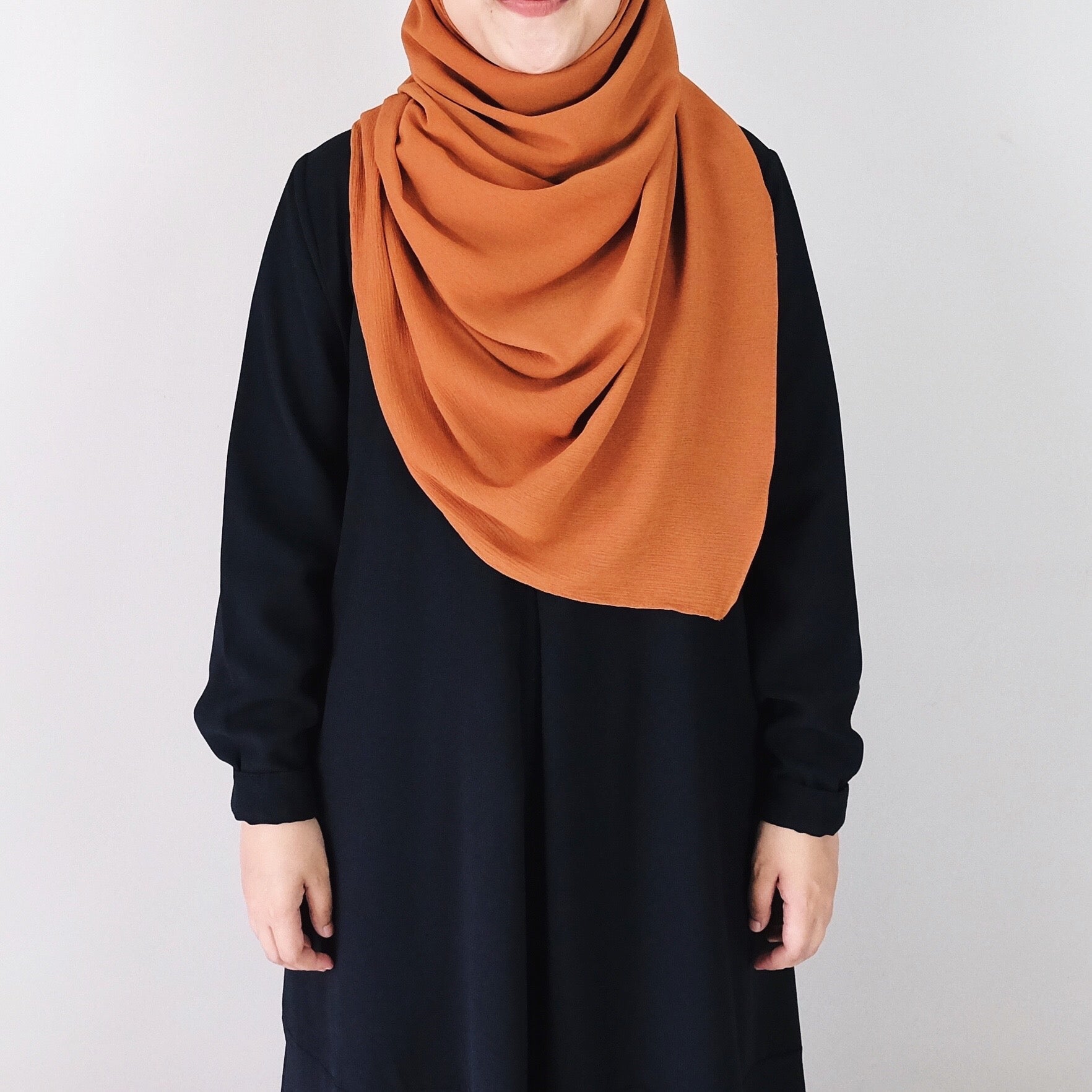 Textured Chiffon : Ginger