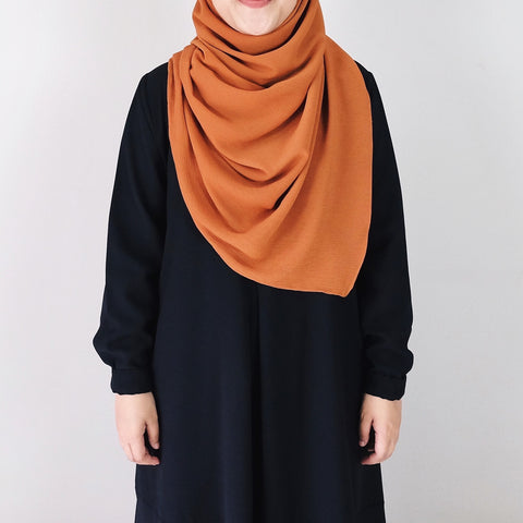 Textured Chiffon : Ginger