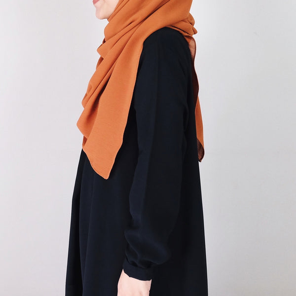 Textured Chiffon : Ginger