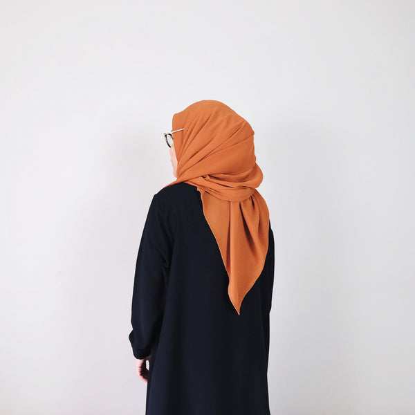 Textured Chiffon : Ginger