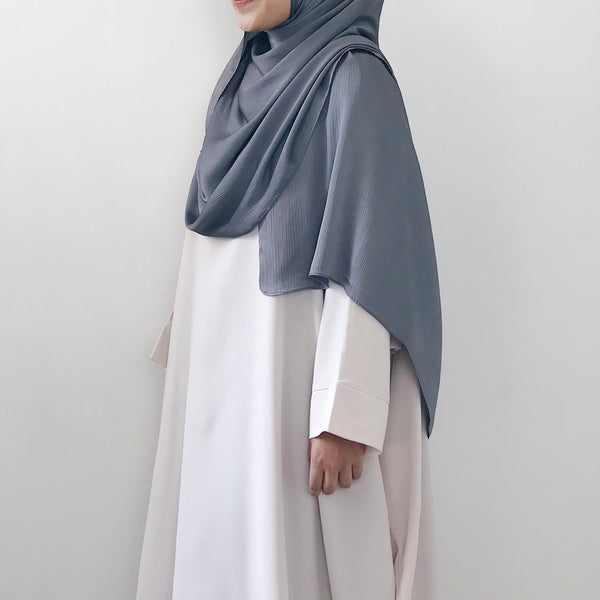 Textured Satin : Grey