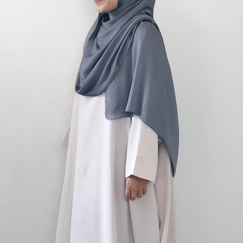 Textured Satin : Grey