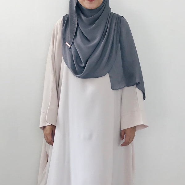 Textured Satin : Grey