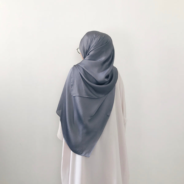 Textured Satin : Grey