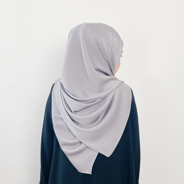 Textured Satin : Grey