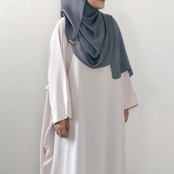 Textured Satin : Grey