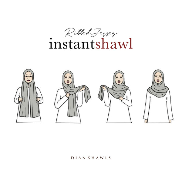 Instant Shawl : Beige