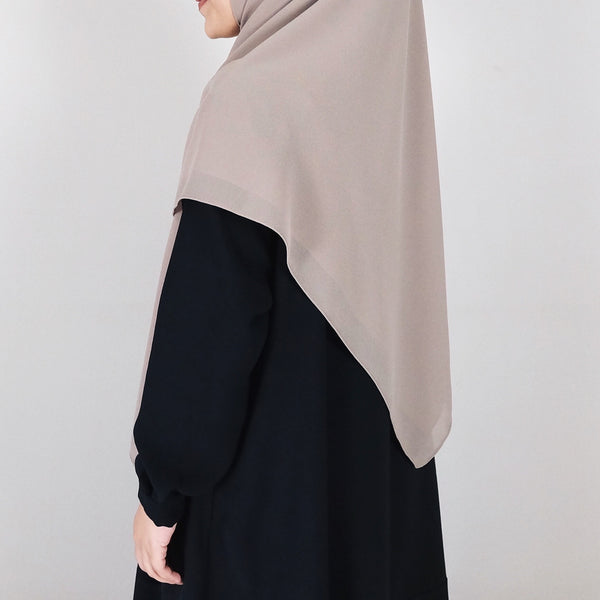 [Scarf 50"] Basic Georgette : Hazel