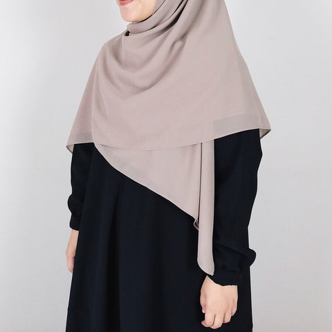 [Scarf 50"] Basic Georgette : Hazel