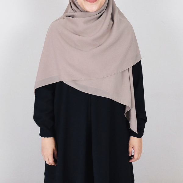 [Scarf 50"] Basic Georgette : Hazel