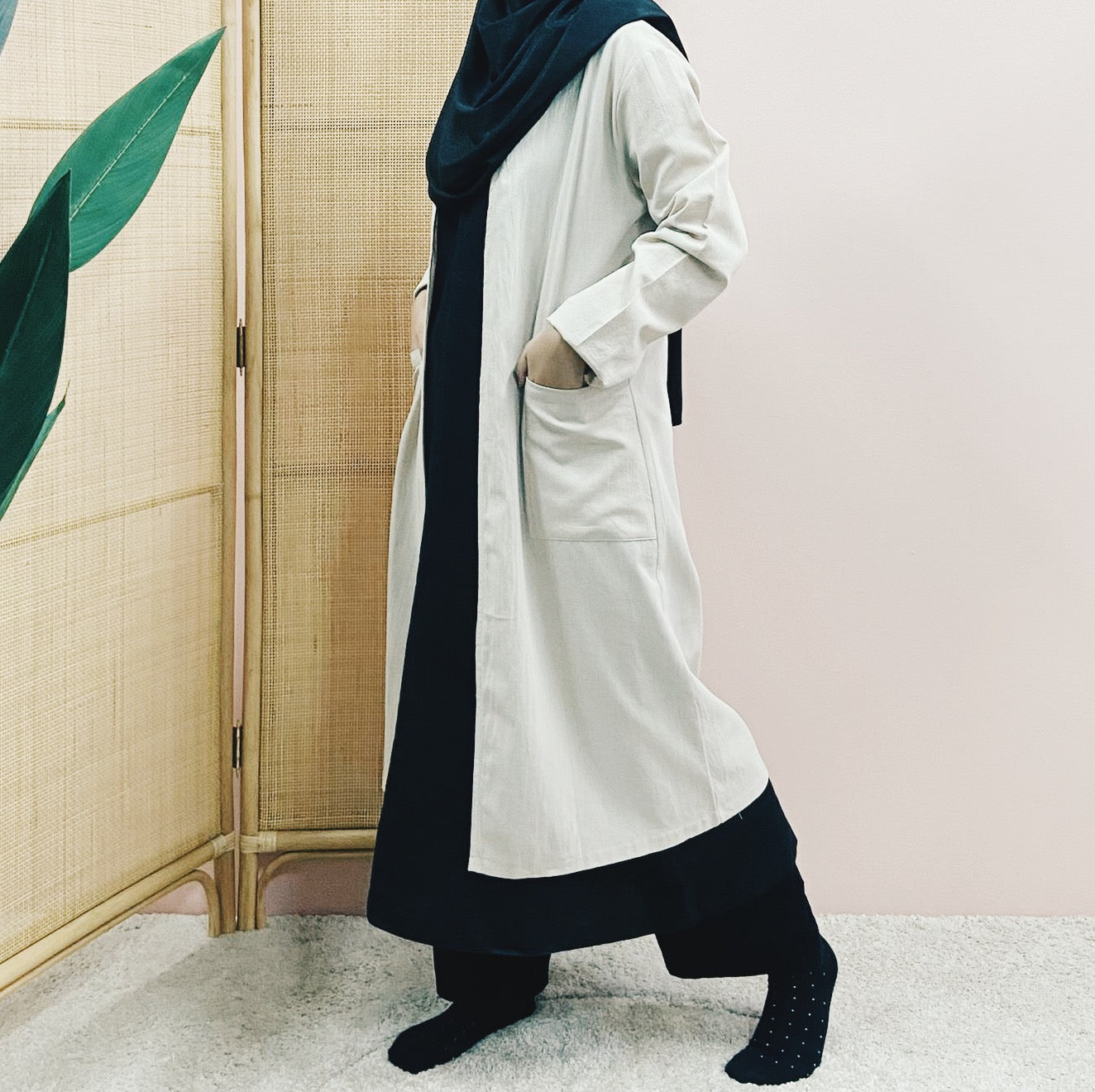 Long Cardigan : Cream