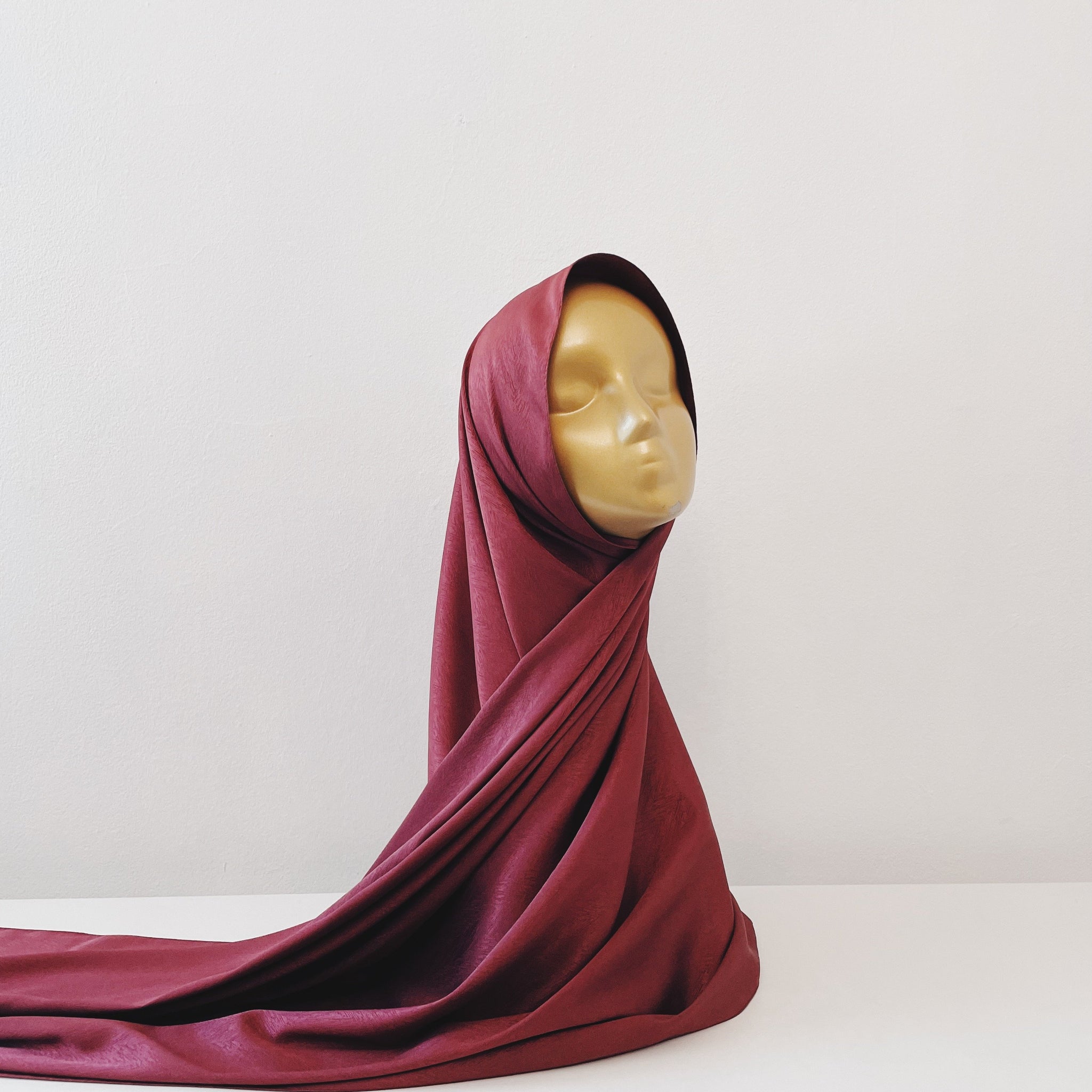 AS/IS - Lined Satin : Cranberry