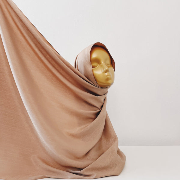 AS/IS - Lined Satin : Caramel