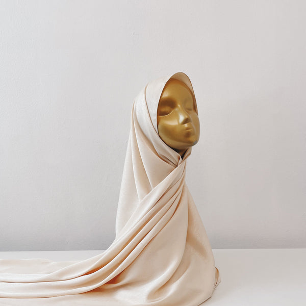 AS/IS - Lined Satin : Cream