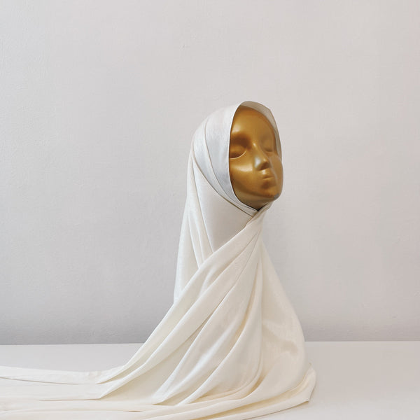 AS/IS - Lined Satin : Off White