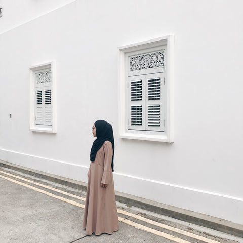 Cotton Flare Dress - Toffee