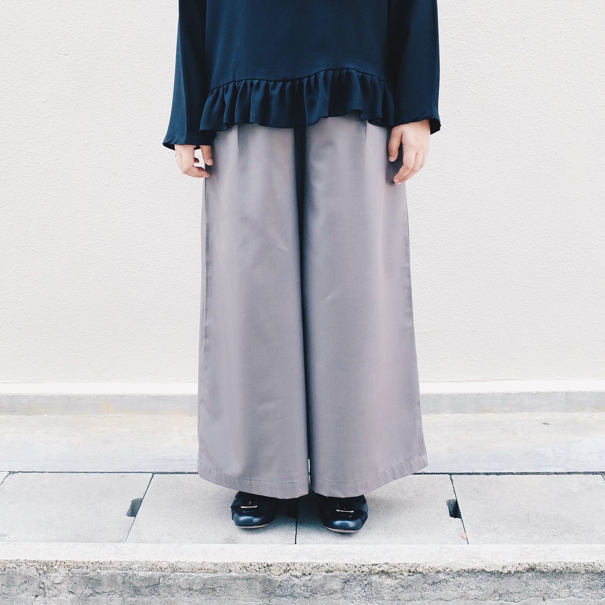 Everyday Cotton Pants : Grey