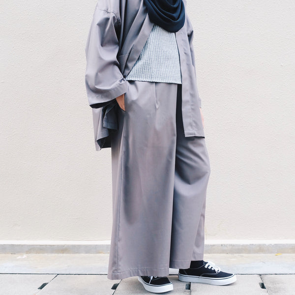 Everyday Cotton Pants : Grey