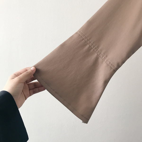 Cotton Flare Dress - Toffee