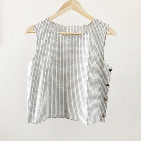 Cotton Linen Top : E