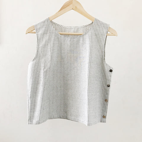 Cotton Linen Top : E