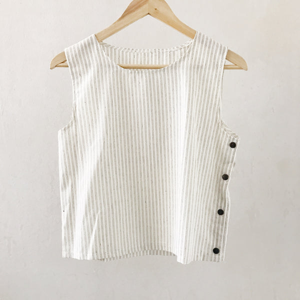 Cotton Linen Top : D
