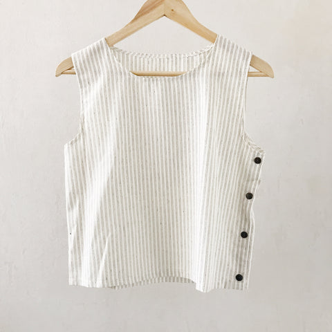 Cotton Linen Top : D