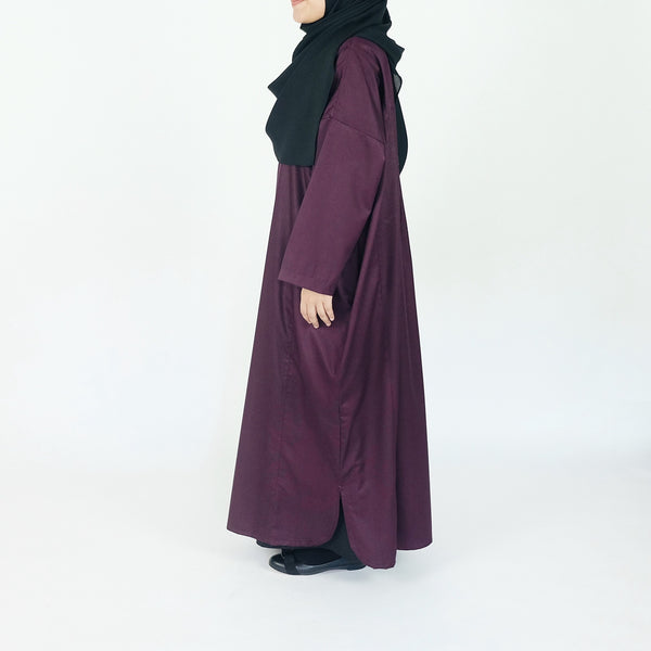 Stipple Kaftan : Burgundy