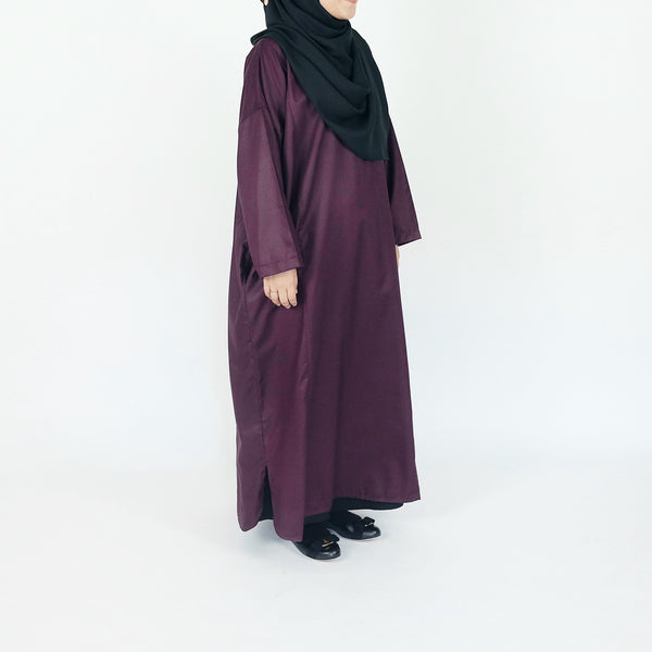 Stipple Kaftan : Burgundy