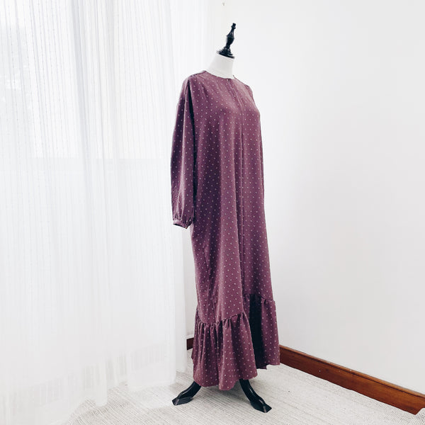 The Dotted Dress : Rose Mauve