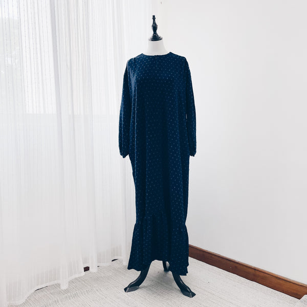 The Dotted Dress : Navy