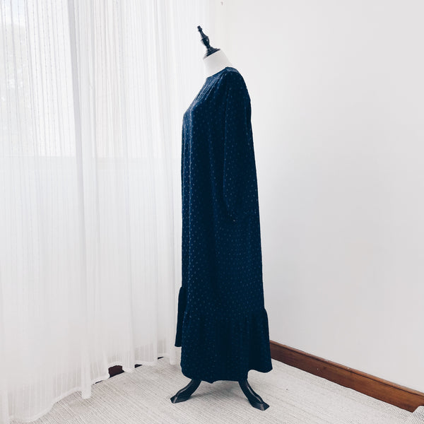 The Dotted Dress : Navy