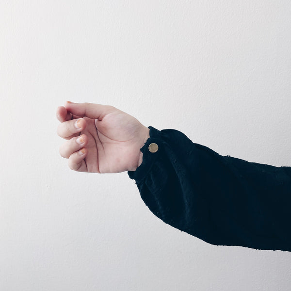 The Dotted Dress : Black