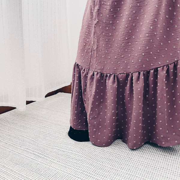 The Dotted Dress : Rose Mauve