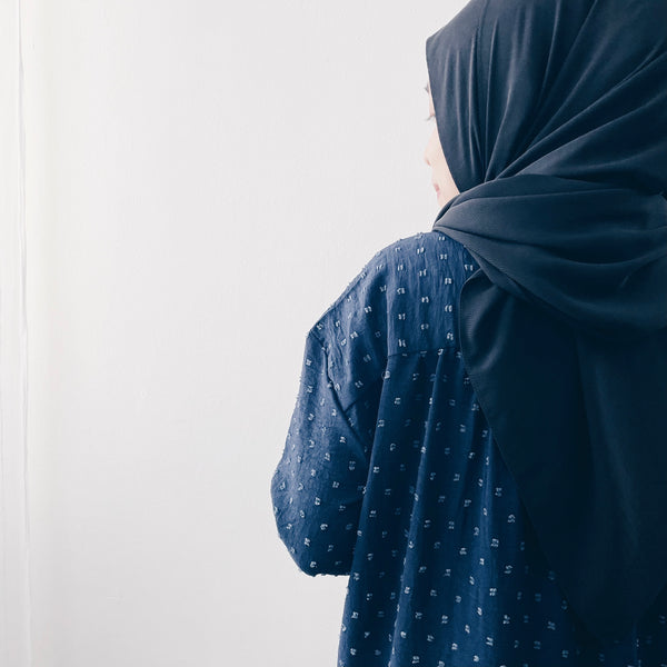 The Dotted Dress : Navy