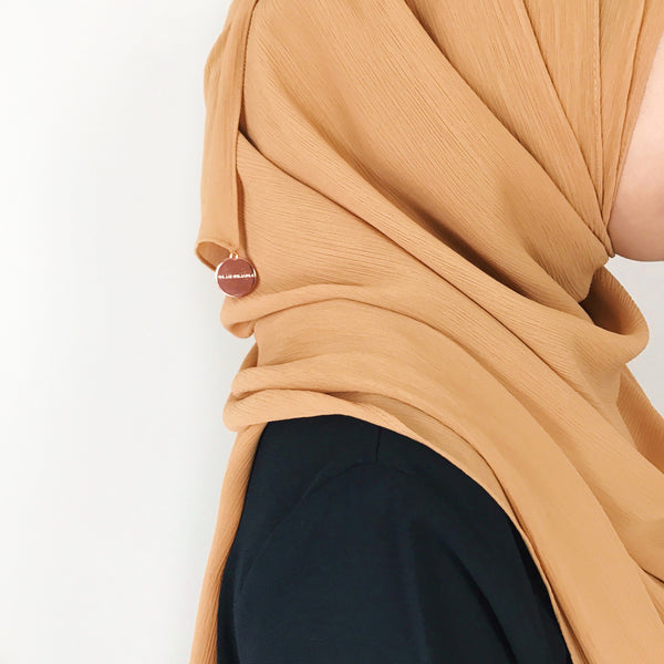 Textured Chiffon : Toffee