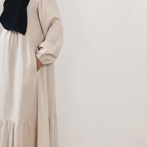 Tier Dress : Sand