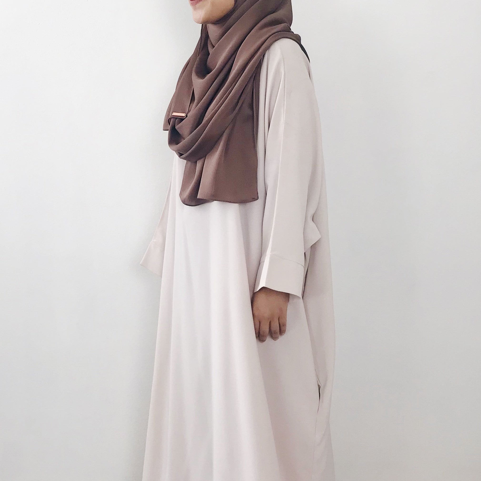 Textured Satin : Brown